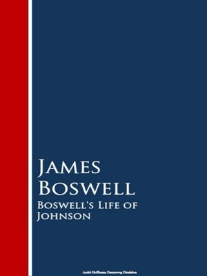 cover image of Boswell's Life of Johnson